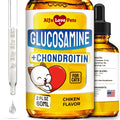 Liquid Glucosamine for Cats with Chondroitin – Taurine for Cats Works for Hips, Ligaments, Muscles, Circulation Maintenance – Cat Supplements with Natural Chicken Flavor 2-oz Bottle