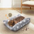 MEWTOGO 15.7" x 14" Bunny Bed for Rabbit Cage, Thickened & Soft
