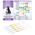 One Step Pet Urine Testing Strips, 5 x 10 Parameter Urinalysis Test Strips, Urine pH Test Strips for Dogs, Cats, Accurate Testing for UTI, Bladder & More, Pet Glucose Monitoring Kit