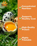 PAWUP Freeze Dried Cat Treats, Quail Egg Yolk, Single Ingredient, 4.2 oz