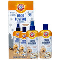 Arm & Hammer Odor Control Pet Grooming Gift Set, Includes Dog Shampoo 8 Fl Oz and Dog Bath Spray 8 Fl Oz, Cashmere Vanilla Scent, pH Balanced, Paraben and Sulfate Free