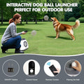 MEKAPLE Automatic Dog Ball Launcher, Upgraded Interactive Dog Balls Thrower with 3 Distance 29Ft-79Ft, Remote Control Ba