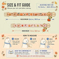 Breakaway Cat Collar with Bell, Fall Pumpkin and Maple Leaf Autumn Print, Adjustable, 2 Pack