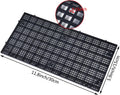 ALEGI Aquarium Grid Isolate Board Divider Fish Tank Bottom Black Filter Tray Plastic Crate (8pcs Black)