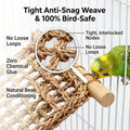 Bird Seagrass Mat Parrot Climbing Net Ladder Bridge Chew Toy