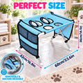Dog Grooming Hammock with Stand, Foldable Pet Bathing Hammock for Cats