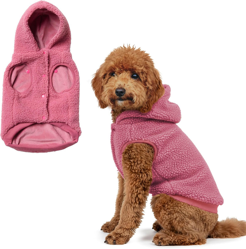 Spark Paws Fleece Dog Hoodie - Dog Sweater Sweatshirt for Large Dogs
