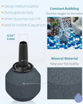 Pawfly Aquarium 0.8 Inch Air Stone Ball Bubble Diffuser Release Tool for Nano Air Pumps Small Buckets and Fish Tanks, 10