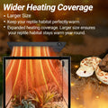 Reptile Heat Panel Adjustable Temperature 60W Reptile Heater for Terrariums, Energy Efficient & Non-Light Reptiles Heati