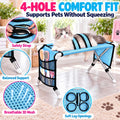 Dog Grooming Hammock with Stand, Foldable Pet Bathing Hammock for Cats