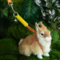 Figure 8 Ferret Harness and Leash Set, Blue+Orange, 2 Pack