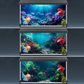 COMSUN 3 Pack Aquarium Background, 36x18 inch Polyester Aquarium Background