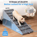 2-in-1 Ottoman Pet Stairs Dog Stairs for Small Dogs