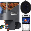 WiFi Automatic Fish Feeder for Aquarium, Flakes Food Dispenser with Camera