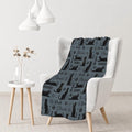 Custom Black Cat Blanket,Personalized Blankets,Custom Blanket with Name