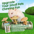 TEEWY Guinea Pig Chew Toys, Prevent Teeth Overgrowth, Natural Timothy Grass & Vegetables, Hamster Chew Toys, Guinea Pig 