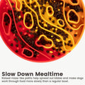 PEGGY11 2-in-1 Mars-Themed Silicone Dog Slow Feeder Bowl & Lick Mat