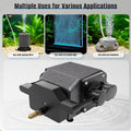 AquaMiracle 6/8/16W Quiet Fish Tank Air Pump 200/317/475GPH High Pressure Aquarium Air Pump Commercial Air Pump Pond Aer