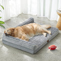 BFPETHOME Orthopedic Dog Beds for Large Dogs-Waterproof Sofa Dog Bed with Removable Washable Cover, Big Pet Bed with Waterproof Lining and Nonskid Bottom,Pet Bed for Large Dogs
