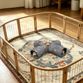 4-Way Guinea Pig Tunnel and Tubes, Collapsible Bunny Tunnels for Rabbits & Dwarf Hamster, Interactive Small Animal Tubes