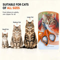 Trumoon Cat Nail Clipper with Circular Hole Safety Guard for Indoor Cat