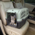 Midwest Homes for Pets Skudo 24” Plastic Cat Carrier with Integrated Litter pan