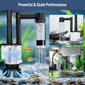 AQQA Electric Aquarium Gravel Cleaner, 8 in 1 Fish Tank Vacuum