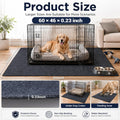 46" X 60" Mat for Under Dog Crate, Waterproof Dog Crate Mat