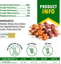 Beloved Pets Dog Treats Rawhide Kabobs with Duck & Chicken Human Grade Meat 10.6 Oz - All Natural & Dried Snacks - Grain Free Long Lasting Chews for Large & Small Dogs - Best Sticks for Training