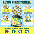Flea and Tick Prevention for Cats, 500 Crunchy & Krill Chews with Probiotics for Cats, Cat Flea Chews with Gut & Digestive Support, Skin & Coat Support for All Breeds & Ages, Chicken Flavor