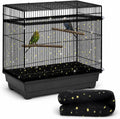 Large Bird Cage Seed Catcher Net Adjustable Stretchy Bird Cage Cover