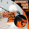 EXPAWLORER Halloween Dog Sweater,Cozy Dog Outfits Knitwear,Orange S
