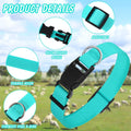 Silkfly 24 Pcs 11 Inch Goat Lead Rope and Goat Collars Set Include Nylon Goat Collar and Lead Rope with Reflective Strip