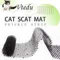 Cat Scat Mat 6.5FT, Humane Spike Deterrent for Outdoor Garden Lawn, Flexible Roll with Ground Staples Included and Easy Installation Guide