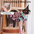 PUMYPOREITY Sphynx Cat Clothes - Soft & Stretchy Sweater Shirt, Pink, XS