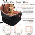 Dog Booster Car Seat for Small/Medium Dogs up to 30 lbs,Interior 7 Inches Elevated Pet Booster Seat,Ultra Soft Fabric an