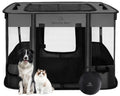 40x32x24 Inches Dog Playpen,Pet Playpen,Foldable Puppy Cat Playpen,Portable Exercise Kennel Tent Crate,Water-Resistant Breathable Shade Cover,Indoor Outdoor Travel Camping Use for Small Animals(L)