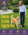 32" Dog Pooper Scooper, Long Handle Scoop for Yard & Grass