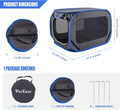 Large Pop Up Kennel,Collapsible Travel Pet Crate, Indoor and Outdoor Portable Dog Enclosure, Portable Pet Car Seat Kenne
