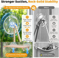 Cat Window Perch Hammock with Upgraded 4 Suction Cups Soft Cushion Wood Bed