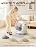 Meowant 75L Extra Large Automatic Litter Box Self Cleaning