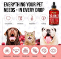 Liquid Multivitamin for Dogs with Glucosamine – Help with Allergies & UTIs – Dog Vitamins and Supplements – Cat Multivitamin for Hips & Joints – B, C & D3 for Coat Shining & Digestion – 2 oz