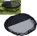 Tyenaza Dog Pen Cover, 210D Silver Coated Oxford Cloth Proof Half Mesh Dog Playpen Top Cover Fits 8 Panels 24 Inch Width