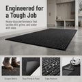 Dog Crate Mat, Thick Washable Waterproof Carpet for Dog Kennel Pad