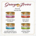 Purina Fancy Feast Gravy Lovers Variety Pack Feast Pate in Wet Cat Food Gravy - (Pack of 1) 4.5 lb. Boxes