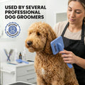 Slicker Brush for Dogs, Dog Grooming Supplies - Best Doodle & Poodle Brush for Haired Dogs - Goldendoodle Pin Detangler for Dematting (Large)