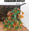 Woyrise Fake Reptile Plants for Terrarium,Habitat Decor,Artifical Plant