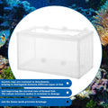 Fish Tank Breeder Net, Breeder Box for Fish Tank Simple to Install Fishes Hatchery Isolation Separation Net Plastic Fram