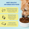 The Pets Table Grain Inclusive Air Dried Dog Food 2 Pack - Chicken & Sweet Potato + Lamb & Beef, 48 Ounce (Pack of 2)