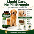 Dewormer for Dogs, Dog Dewormer Liquid, Safe for 6 Weeks and Older
